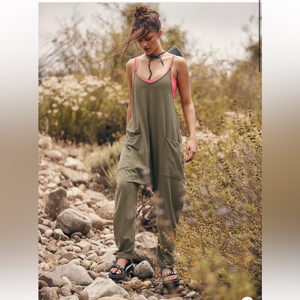 Free People Hot Shot Onsie NWOT Sea Grass Green